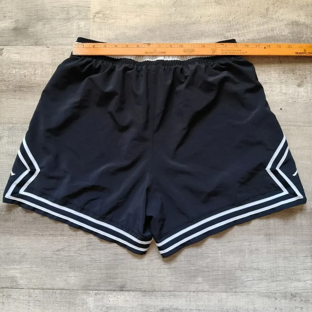 Vintage Y2K Nike Jordan Shorts Mens Black Baggy Basketball Game Jumpman XL